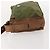 PRADA Schultertasche Nylon Leder Khaki Braun Silber Authentisch 173537 - Ansicht 4