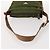 PRADA Schultertasche Nylon Leder Khaki Braun Silber Authentisch 173537 - Ansicht 7