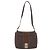 Borsa a spalla in pelle marrone dorato della linea Sherry di GUCCI Auth ep13922 D'oro - vista 2