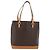 Céline Borsa a mano in tela Macadam CELINE in pelle PVC marrone oro Auth ka3354 D'oro - vista 13