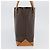 Céline Borsa a mano in tela Macadam CELINE in pelle PVC marrone oro Auth ka3354 D'oro - vista 3