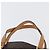 Céline Borsa a mano in tela Macadam CELINE in pelle PVC marrone oro Auth ka3354 D'oro - vista 8