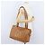Borsa Tote Vicetos Logogram MCM in pelle PVC marrone e oro Auth gh1947 D'oro - vista 22