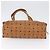 Borsa Tote Vicetos Logogram MCM in pelle PVC marrone e oro Auth gh1947 D'oro - vista 9