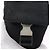Borsa a Spalla PRADA in Nylon Nero Argento Autentica ka3326 - vista 18
