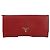 Saffiano PRADA Cartera Larga de cuero Safiano Roja Dorada Auth fm5264 Dorado - vista 13