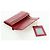 Saffiano PRADA Cartera Larga de cuero Safiano Roja Dorada Auth fm5264 Dorado - vista 8
