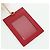 Saffiano PRADA Cartera Larga de cuero Safiano Roja Dorada Auth fm5264 Dorado - vista 9