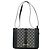 Céline Borsa a Spalla in Tela Macadam CELINE Nero Oro Auth YKZ208V D'oro - vista 13