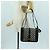 Céline Borsa a Spalla in Tela Macadam CELINE Nero Oro Auth YKZ208V D'oro - vista 28