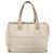 CHANEL Nuova Borsa Tote da Viaggio Nylon Beige Oro CC Auth ti3795 D'oro - vista 13