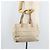 CHANEL Nuova Borsa Tote da Viaggio Nylon Beige Oro CC Auth ti3795 D'oro - vista 23