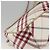 Borsa Burberry Nova Check Blue Label in tela e pelle bianca argento autentica hk3641A Bianco - vista 16