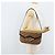 Borsa a Spalla in Tela Trotter Christian Dior Marrone Oro Auth ARZ598 D'oro - vista 20