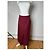 Chloé Vintage Chloe Wollrock burgunderrot FR42 Bordeaux - Ansicht 14