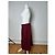 Chloé Vintage Chloe Wollrock burgunderrot FR42 Bordeaux - Ansicht 2