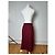 Chloé Vintage Chloe Wollrock burgunderrot FR42 Bordeaux - Ansicht 3