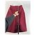 Chloé Vintage Chloe Wollrock burgunderrot FR42 Bordeaux - Ansicht 7