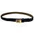 Cinto de couro vintage Burberry preto