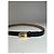 Cinto de couro vintage Burberry preto - vista 6