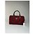 Céline Vintage Celine Paris Triomphe Monogram Boston Tasche Lila Bordeaux - Ansicht 6