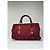 Céline Vintage Celine Paris Triomphe Monogram Boston Tasche Lila Bordeaux - Ansicht 8