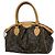 Borsa Tote Tivoli PM di Louis Vuitton Marrone