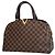 Borsa a mano Bowling Kensington Louis Vuitton Marrone Damier ebene