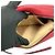 Borsa a spalla in pelle rossa GG Marmont di Gucci Rosso - vista 10