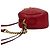 Borsa a spalla in pelle rossa GG Marmont di Gucci Rosso - vista 5