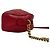 Borsa a spalla in pelle rossa GG Marmont di Gucci Rosso - vista 6
