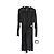 Knotenfront Hemdblusenkleid Norma Kamali Schwarz