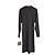 Knotenfront Hemdblusenkleid Norma Kamali Schwarz - Ansicht 5
