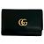 Chaveiro de couro com logo GG Marmont da GUCCI