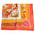 Aline Hermès Oranges Quadrat Seide