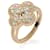 Van Cleef & Arpels Yellow Gold Diamond Vintage Alhambra Ring  - view 2