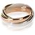 Cartier Klassischer Trinity Ring aus 3-Tönen Gold - Ansicht 3