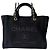Borsa Deauville Chanel Nera in Tela Nero