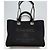 Borsa Deauville Chanel Nera in Tela Nero - vista 5
