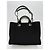 Borsa Deauville Chanel Nera in Tela Nero - vista 7