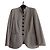 Autre Marque Blazer Acolchoado Cinza de Poliamida