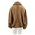 Autre Marque Camel-farbenes Wildlederjacke Kamel - Ansicht 2