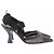 Fendi Pumps aus schwarzem Leder 10cm Absatz Größe 37.5 - Ansicht 2