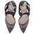 Fendi Pumps aus schwarzem Leder 10cm Absatz Größe 37.5 - Ansicht 6