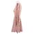 Zimmermann Mini-Kleid mit rosa Blumen aus Leinen Pink - Ansicht 4