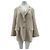 Rouje Blazer crema de lana y algodón Beige