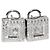 Orecchini Chopard K18WG Happy Diamonds 84/2618-20 Argento