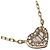 Autre Marque Collier Pendentif Cœur Bellesiora K18YG Diamant 0,14 ct Doré
