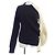 Top de punto Sacai Negro Beige