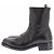 Prada Botines de cuero negro - vista 3